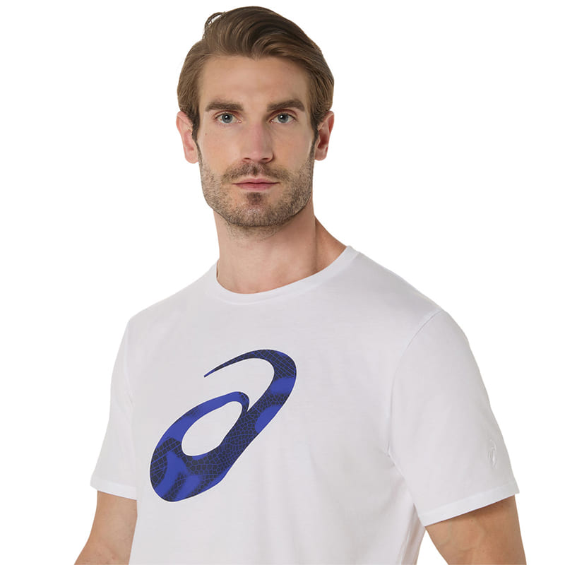 SPIRAL LOGO GRAPHIC COTTON BLEND TEE