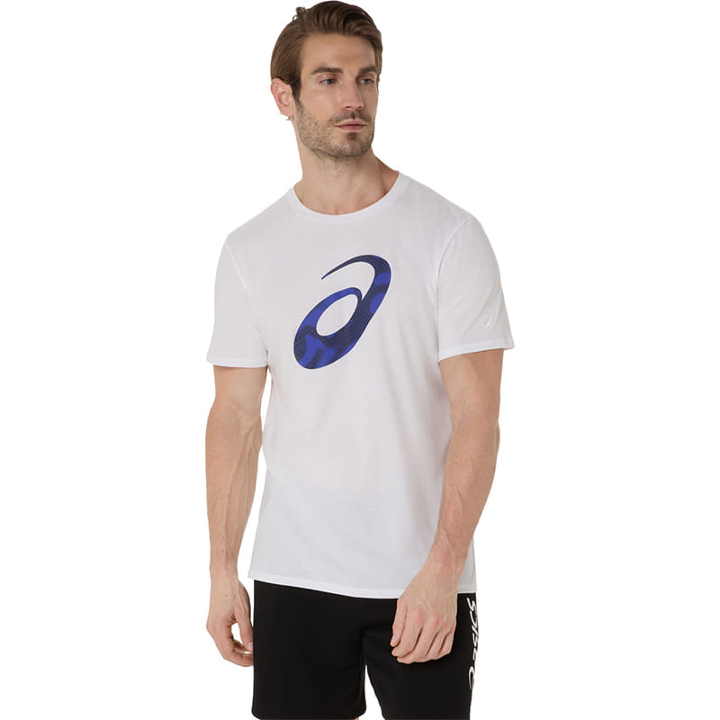 SPIRAL LOGO GRAPHIC COTTON BLEND TEE