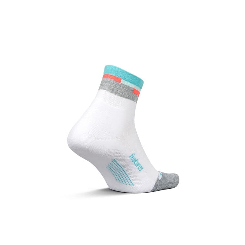 Elite Lt Cush Qtr Aquatic White S