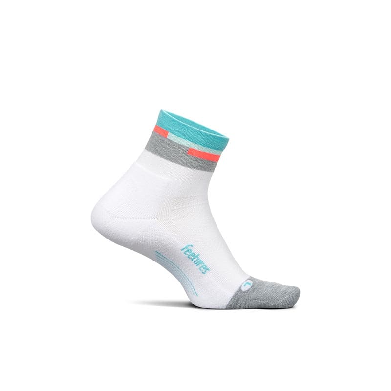 Elite Lt Cush Qtr Aquatic White S