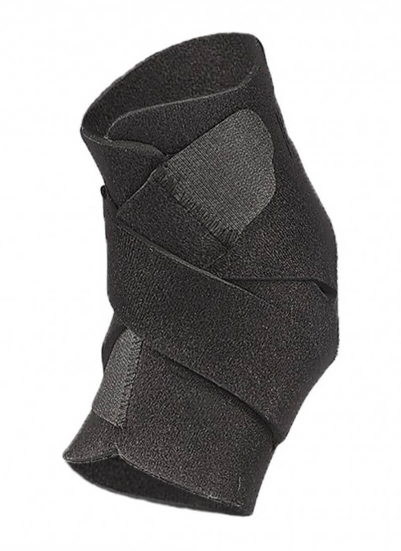 ANKLE SUPPORT WITH STRAPS, NEOPRENE BLE
