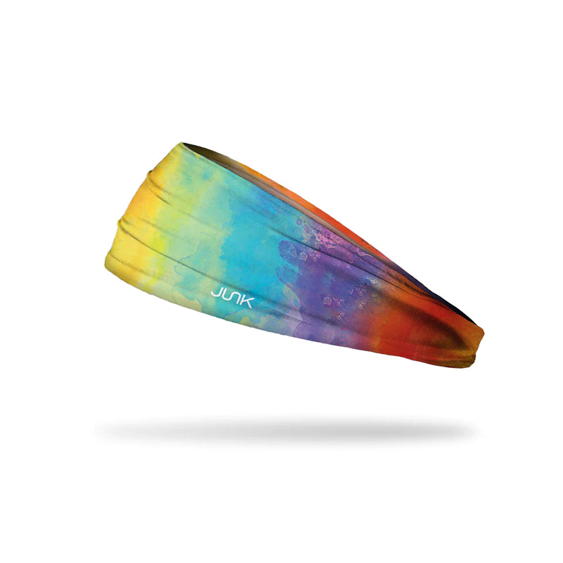 JUNK WASHED OUT RAINBOW HEADBAND