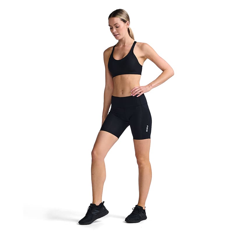 2xu Aero Mid-Rise Comp 6Inch Short