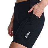2xu Aero Mid-Rise Comp 6Inch Short