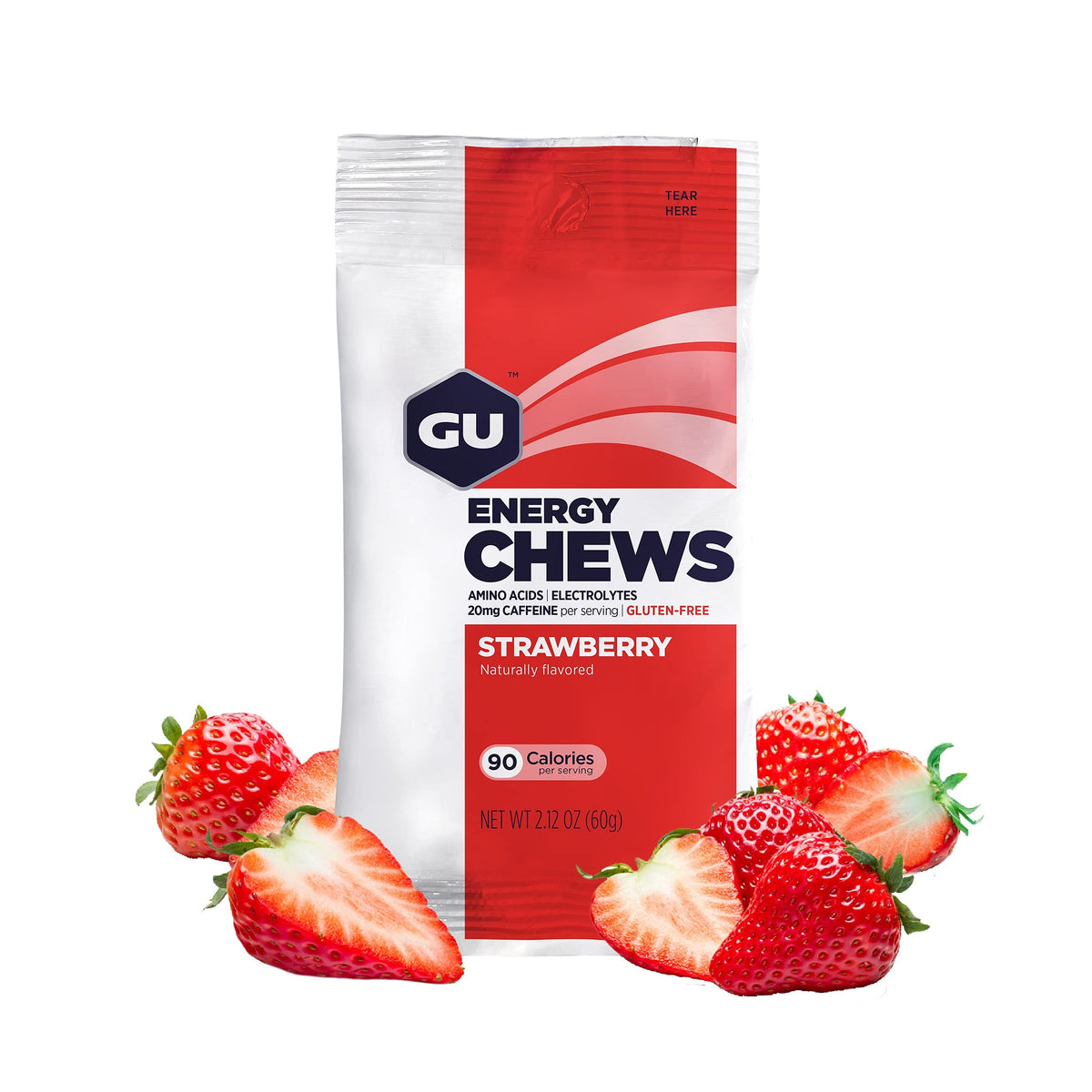 GU ENERGY CHEWS STRAWBERRY